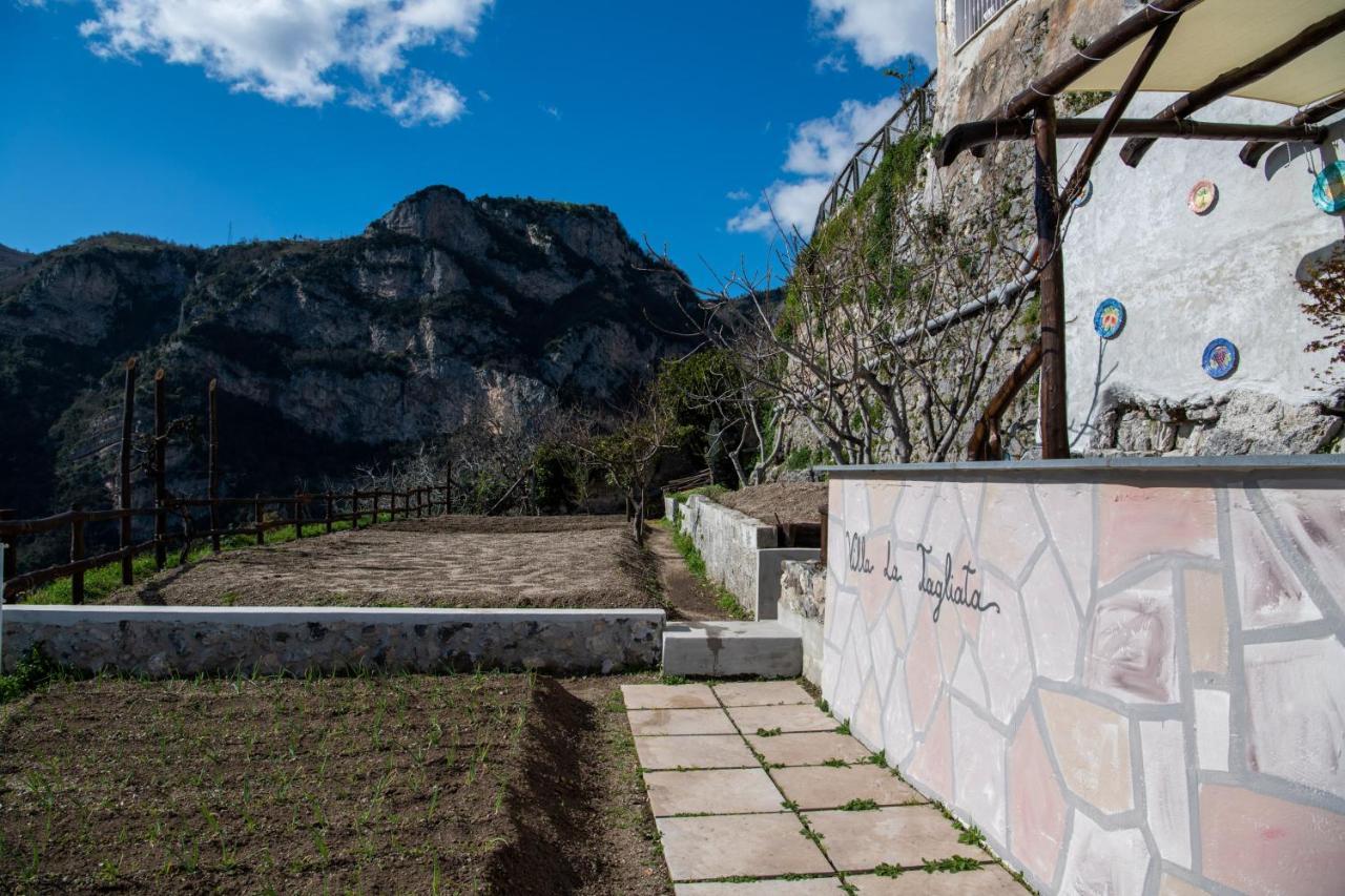 Villa La Tagliata Spectacular Jacuzzi Tub Amazing View And Private Parking Garage Positano Exterior foto