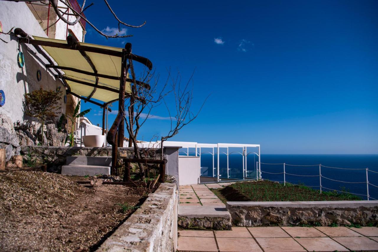 Villa La Tagliata Spectacular Jacuzzi Tub Amazing View And Private Parking Garage Positano Exterior foto