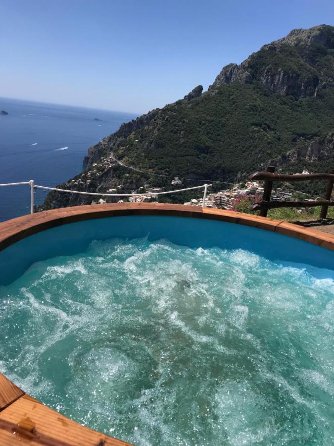 Villa La Tagliata Spectacular Jacuzzi Tub Amazing View And Private Parking Garage Positano Exterior foto